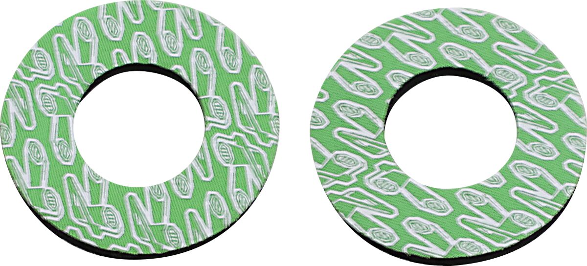 Renthal GRIP DONUTZ WHT/GRN G203