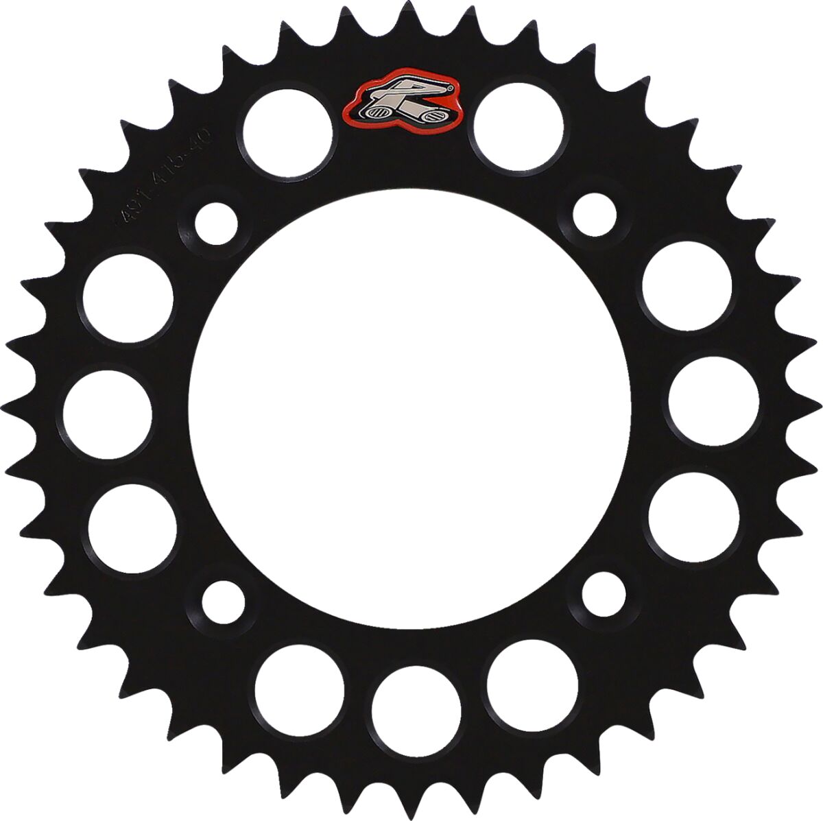 Renthal SPROCKET R 415 40T BK 491--415-40P-BK