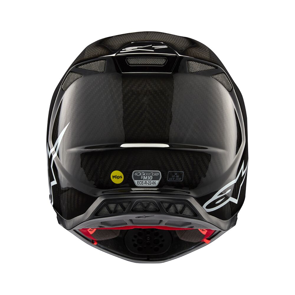 ALPINESTARS(MX) HELMET SM10 SOLID CARB L 8300123-1188-L