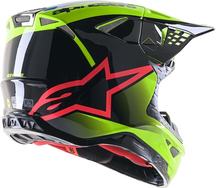 ALPINESTARS(MX) HELMET SM10 UNIT YL/BK L 8301623-5138-L