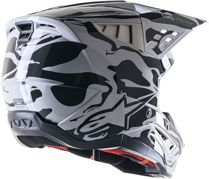 ALPINESTARS(MX) HELMET SM5 MINE GRAY L 8306523-906-L