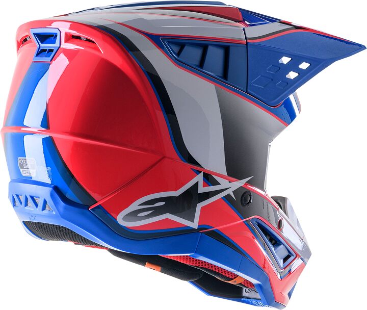 ALPINESTARS(MX) HELMET SM5 SAIL PK/BL L 8306723-2387-L