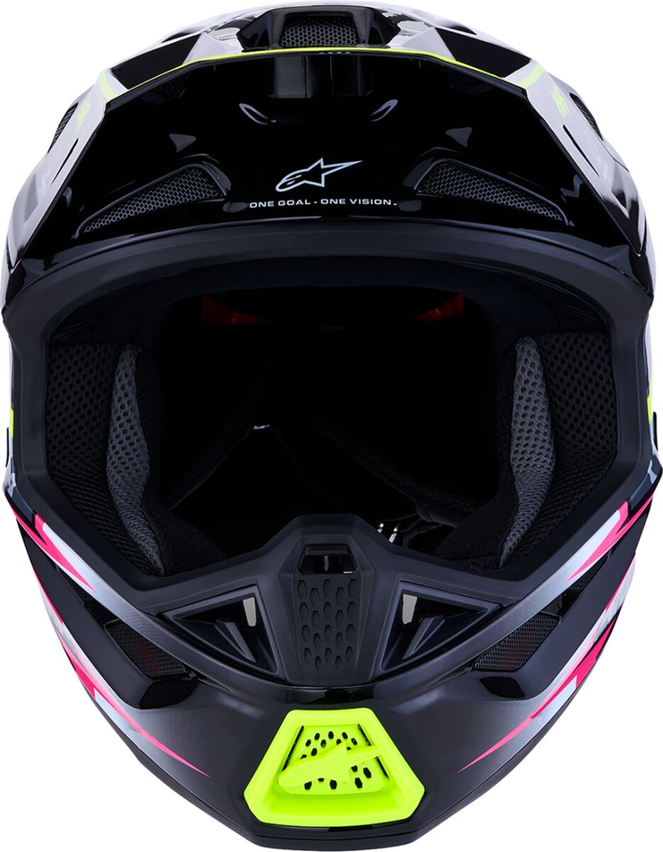 ALPINESTARS(MX) HELMET SM7 BLASTER BLK/GRY/YLW 8300127-1697-M