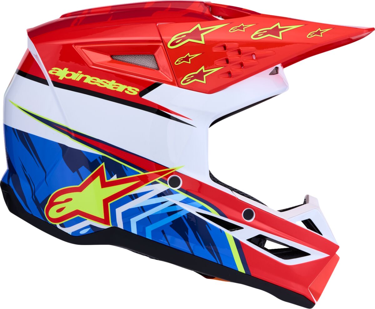 ALPINESTARS(MX) HELMET SM3 FALCON RED/WHT/BLU 8300827-3206-XS