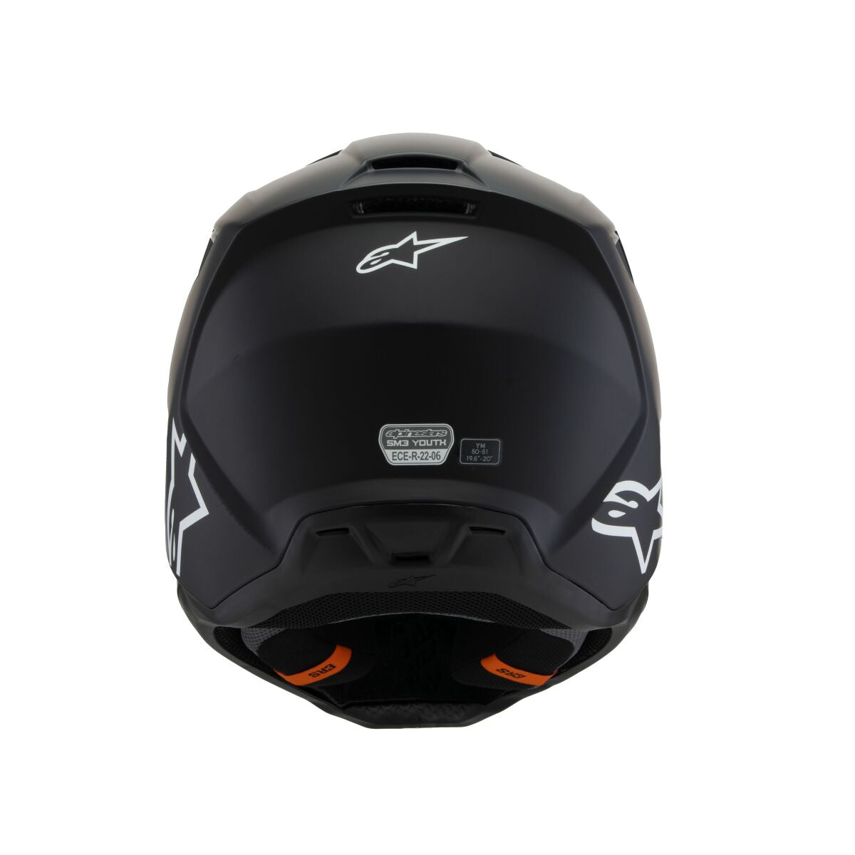 ALPINESTARS(MX) HELMET YTH SM3 SOLID BLACK YM 8302425-110-YM