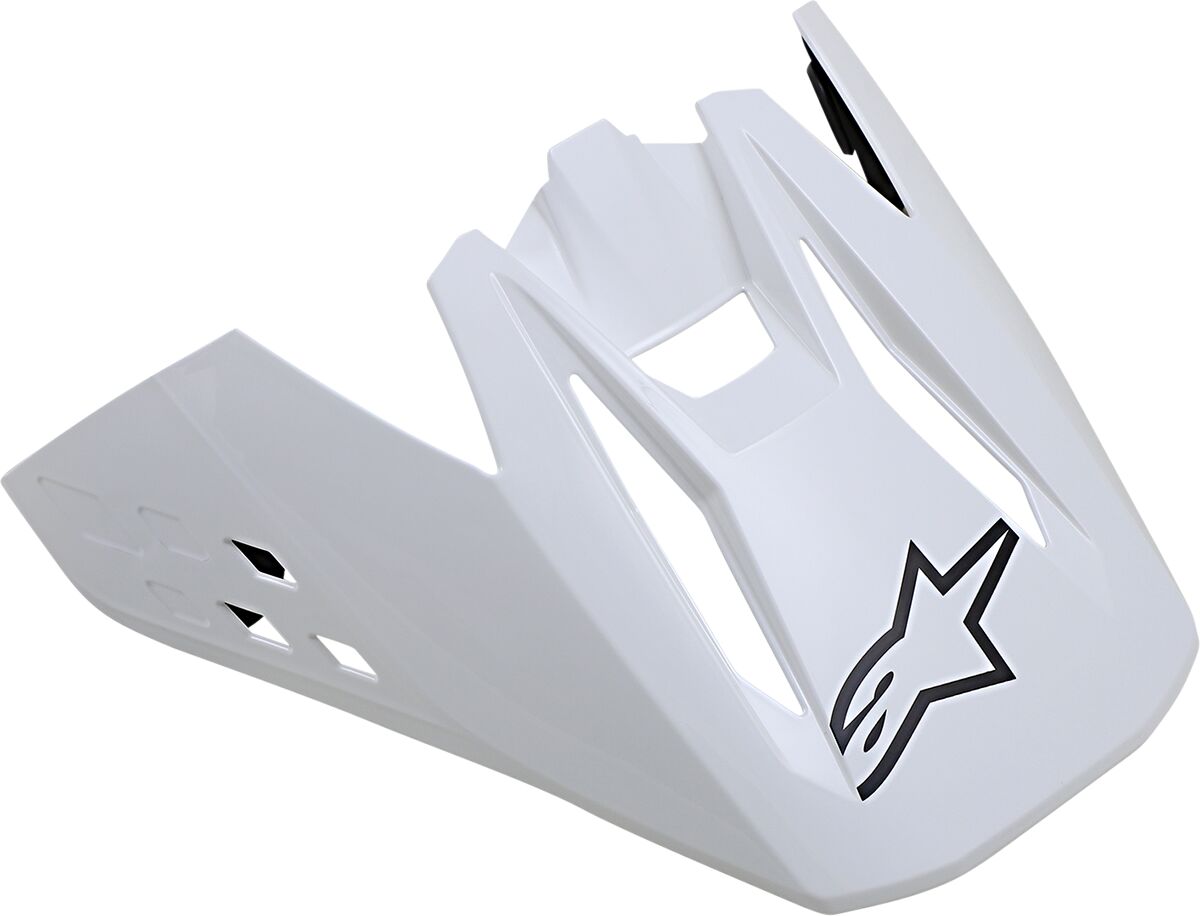 ALPINESTARS(MX) VISOR S-M5 SOLID GLOSS WT 8983021-2180