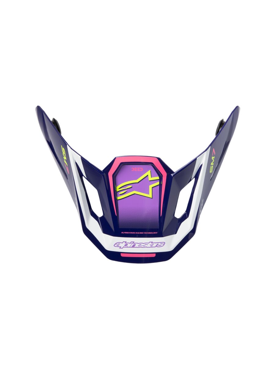 ALPINESTARS(MX) VISOR SM7 DEED PURPLE/PINK 8981326-3142