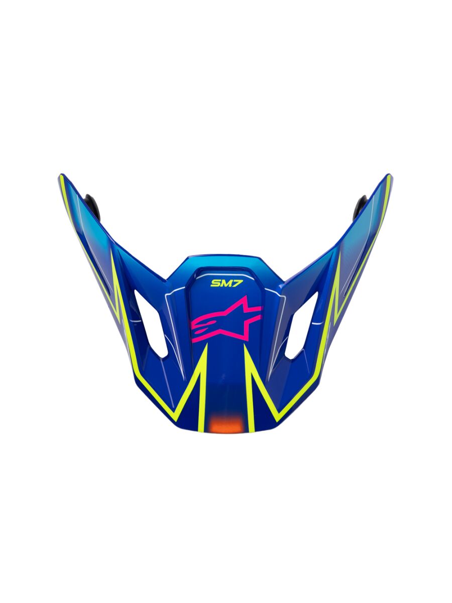 ALPINESTARS(MX) VISOR SM7 CAST BLU/YL/PINK 8981426-7254