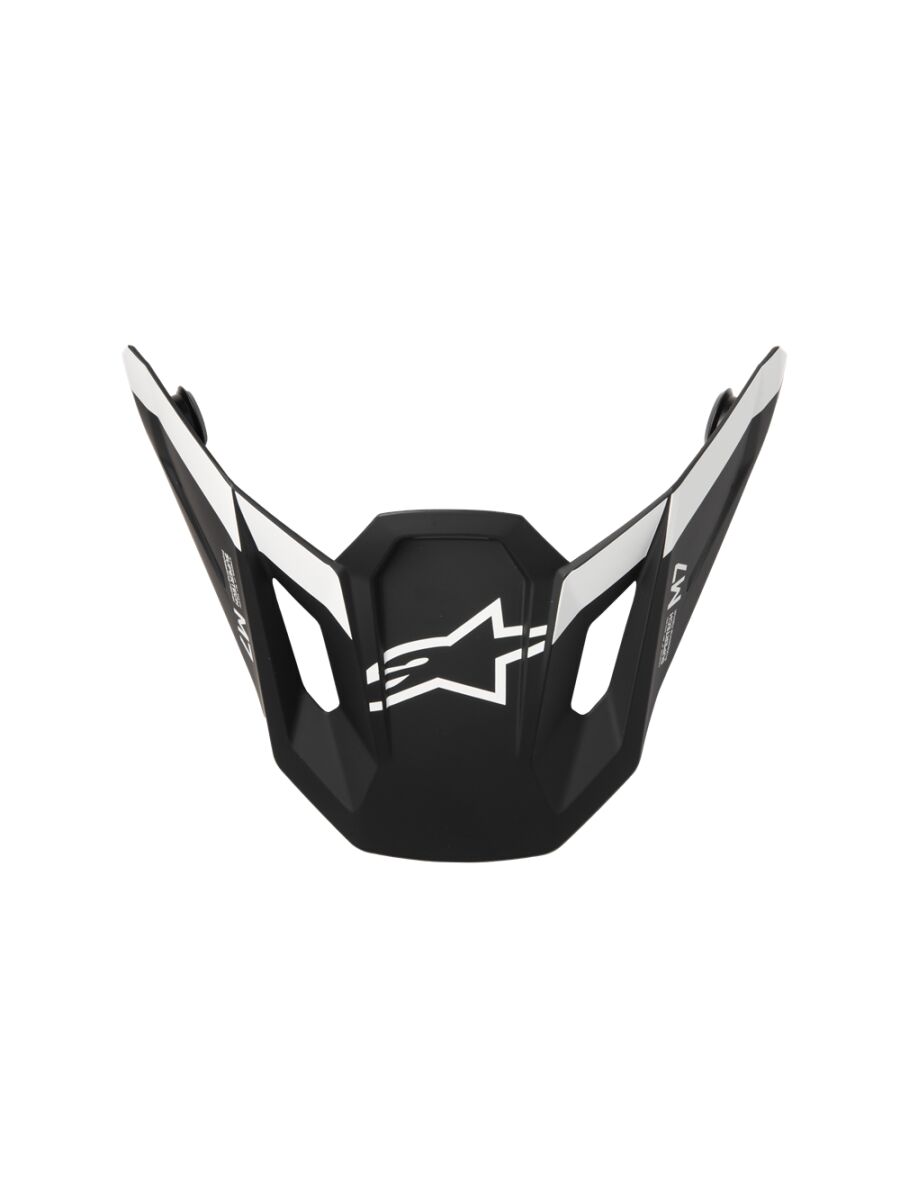ALPINESTARS(MX) VISOR SM7 DASHER BLK/WHT 8981226-1121