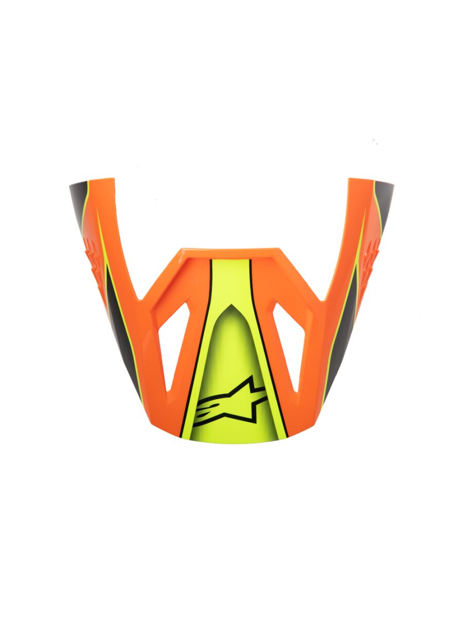 ALPINESTARS(MX) VISOR SM3 FRAY BLK/OR/YL 8980426-1455
