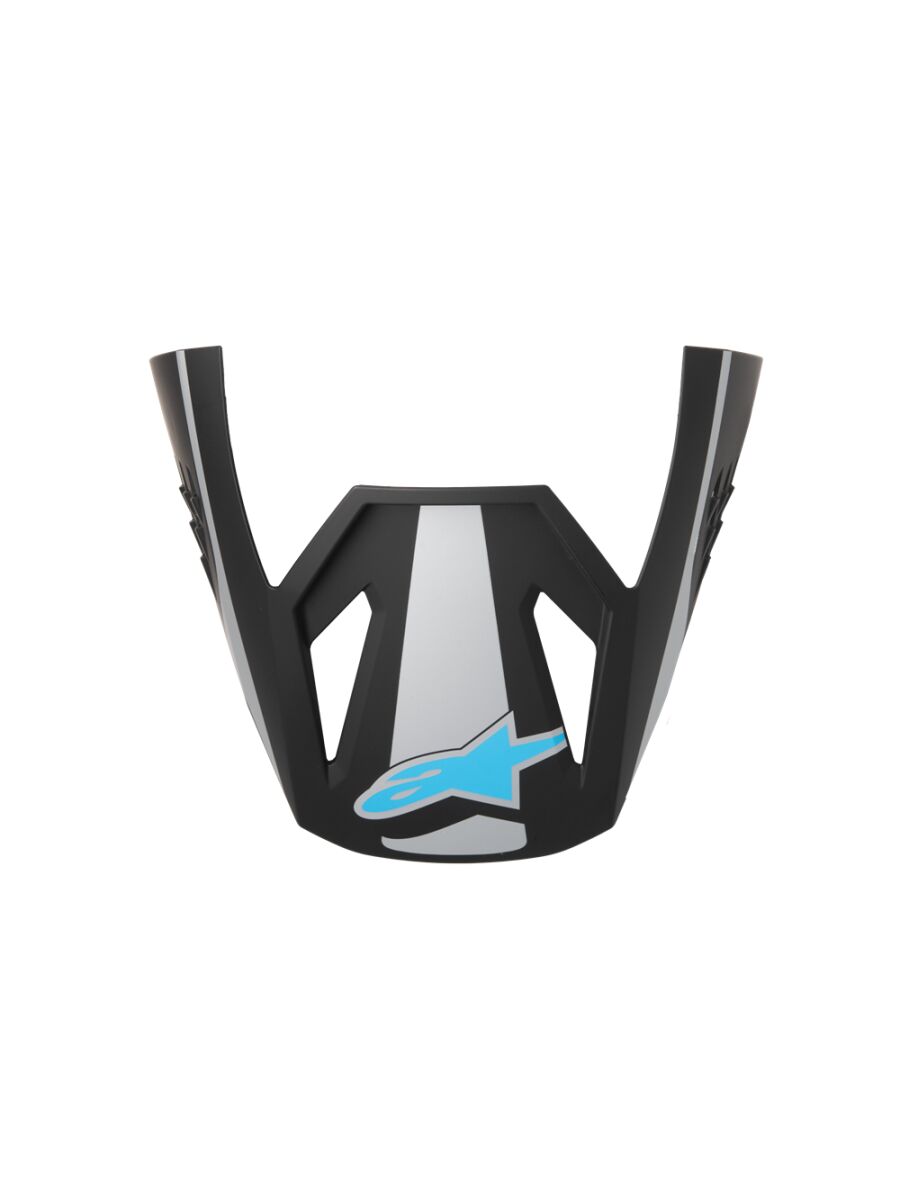 ALPINESTARS(MX) VISOR SM3 HEAT SILV/BL/BLK 8980626-1949