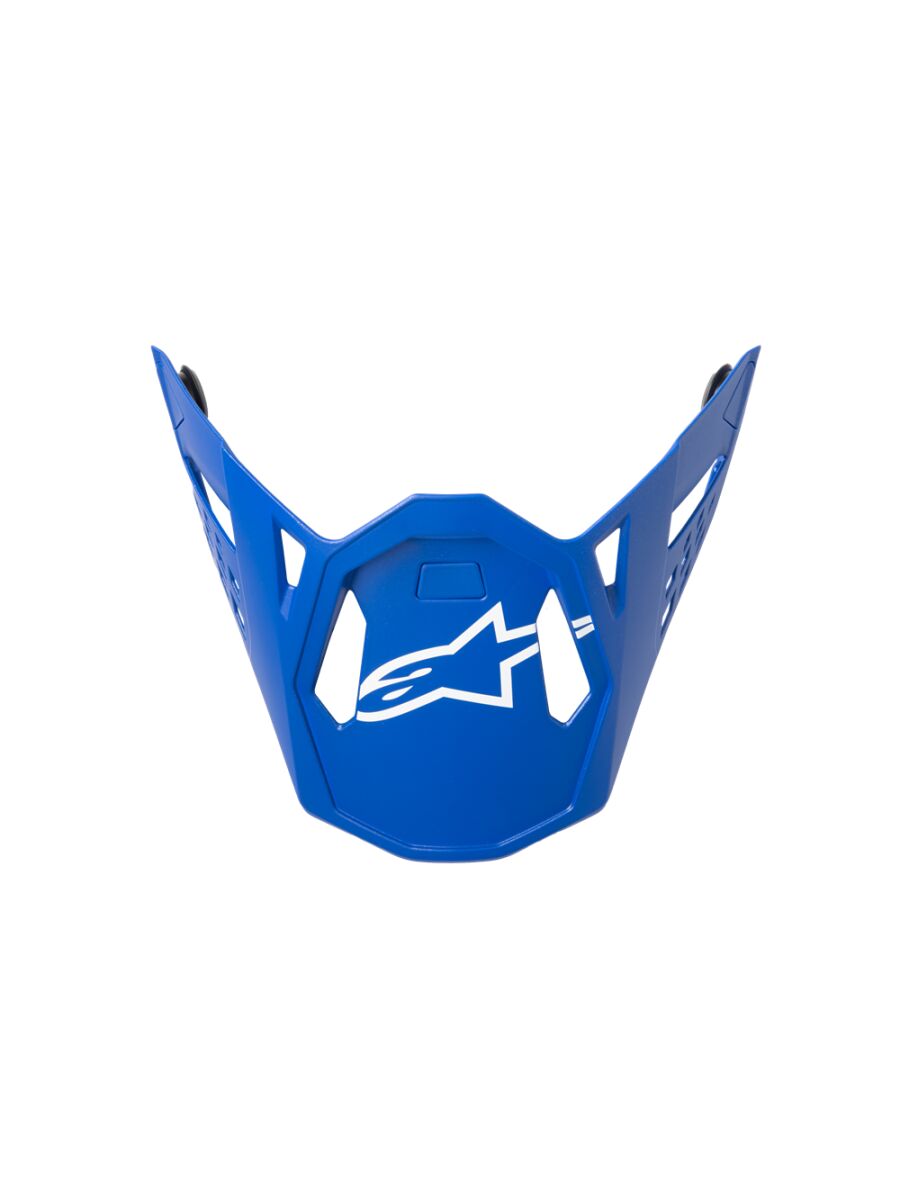 ALPINESTARS(MX) VISOR S-M10 FLOOD BLUE/BLK-CARB 8980923-7282