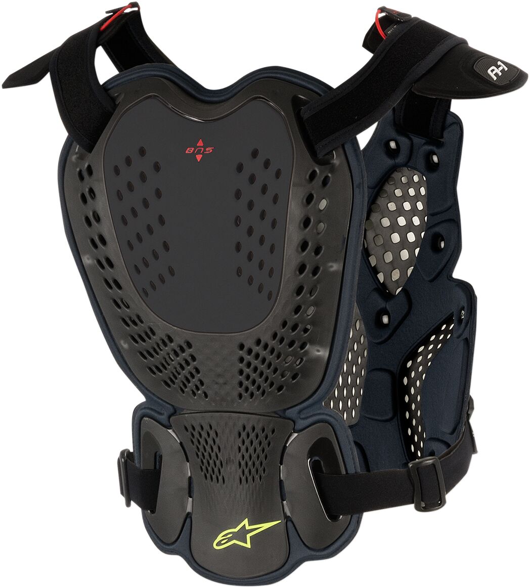 ALPINESTARS(MX) A-1 OFFROAD ROOST GUARD BLACK/ANTHRACITE M/L 6700116-104-ML