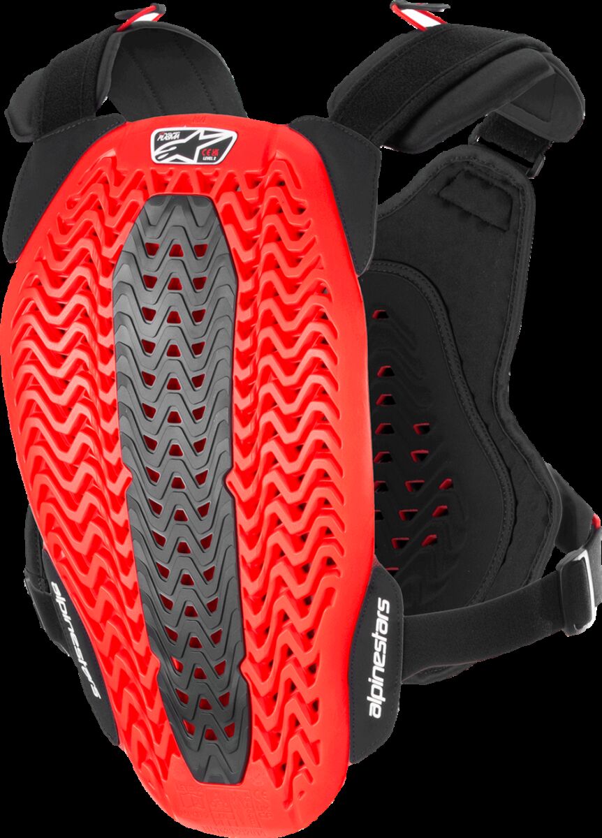 ALPINESTARS(MX) A-5 PLASMA CHEST PRO BLK/RD/WHT XL/2X 6700825-132-XL/2X