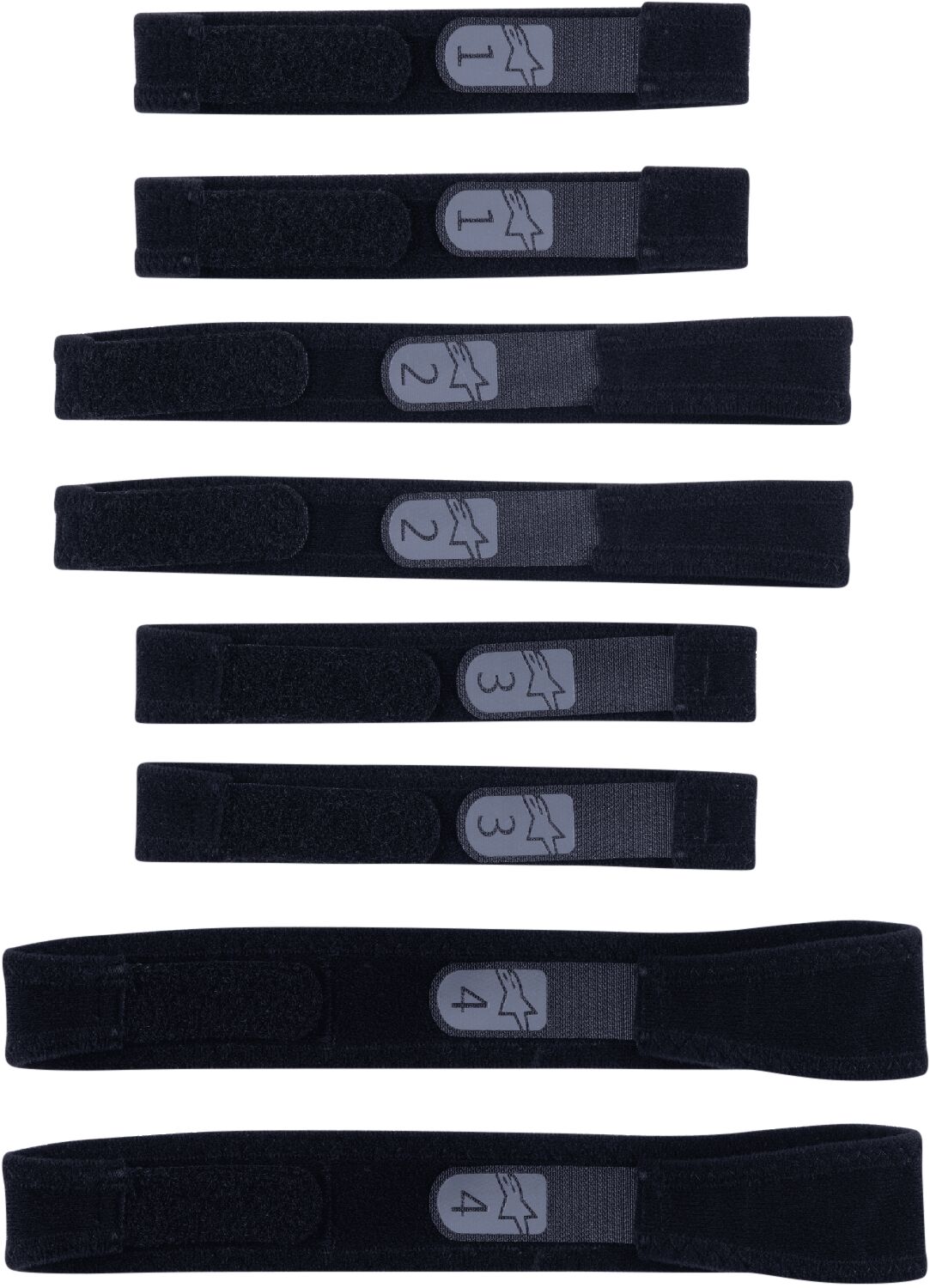 ALPINESTARS(MX) STRAPS SET SINGLE RK-7/10 S/M 6950325-106-S/M