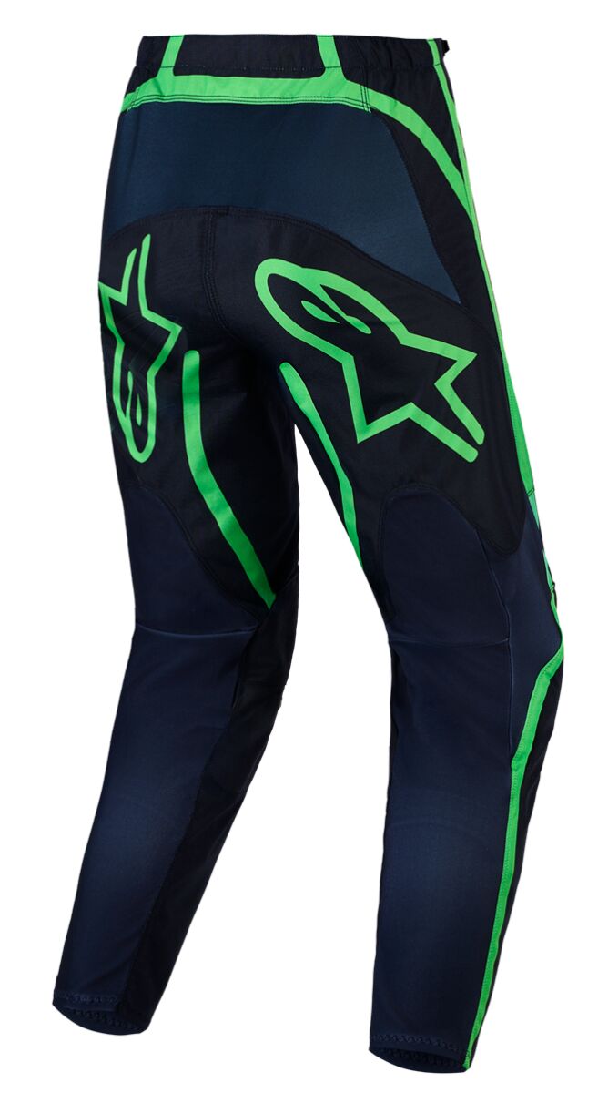 ALPINESTARS(MX) PANT FLUID APEX V2 BLACK/GREEN 3721227-1069-44