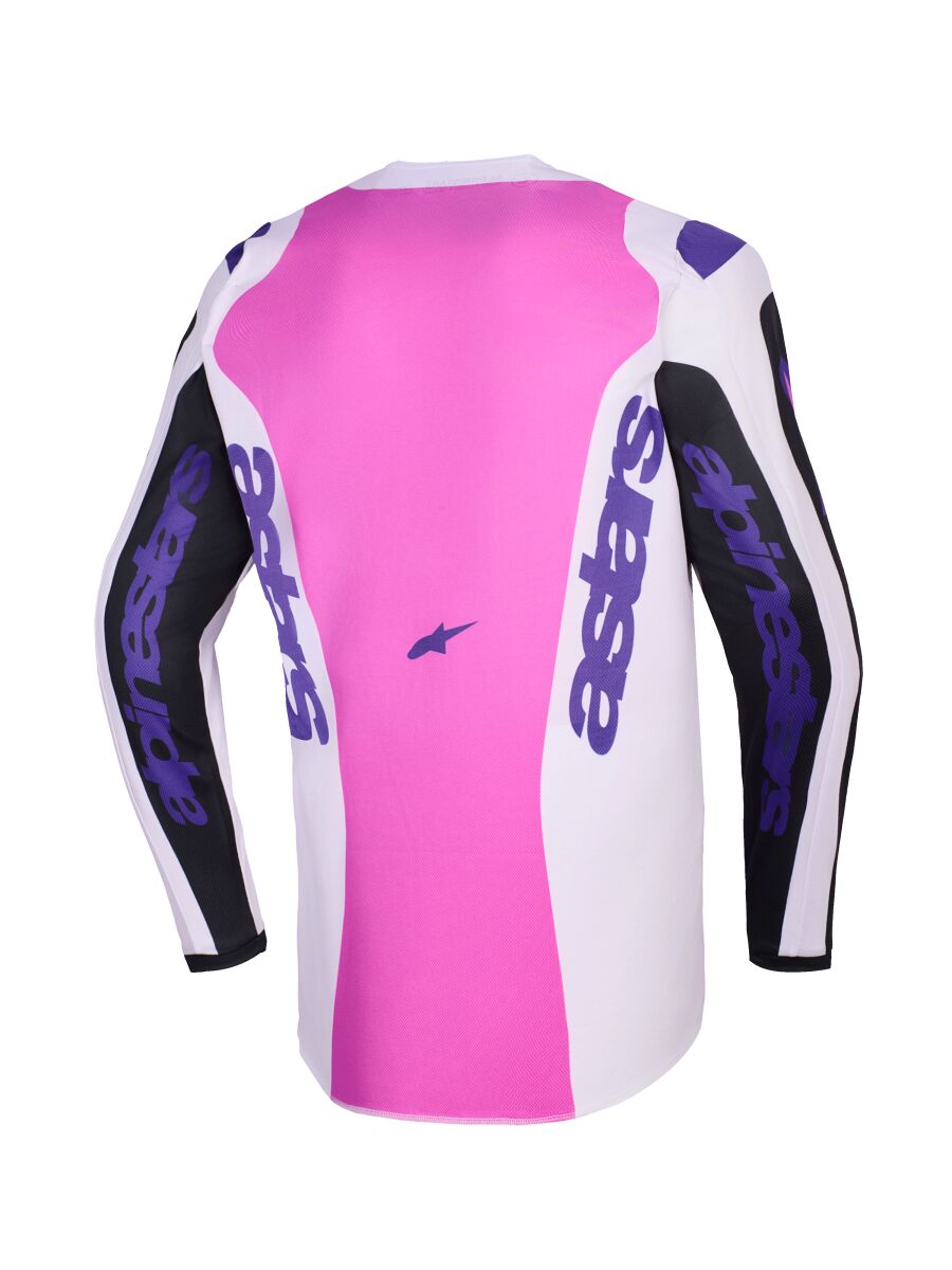 ALPINESTARS(MX) JERSEY FLUID GRID BLK/GY/PU XL 3761126-1568-XL