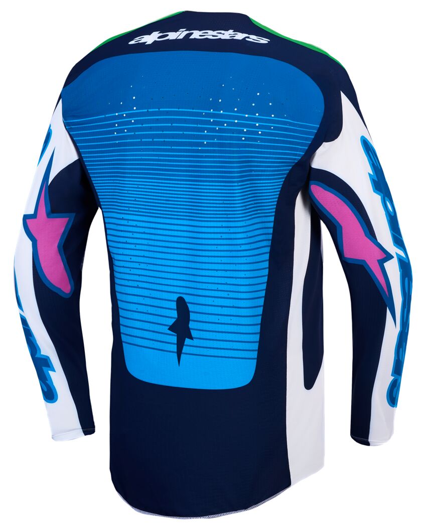 ALPINESTARS(MX) JERSEY TECHSTAR MAVEN WHITE/BL 3760427-2093-M