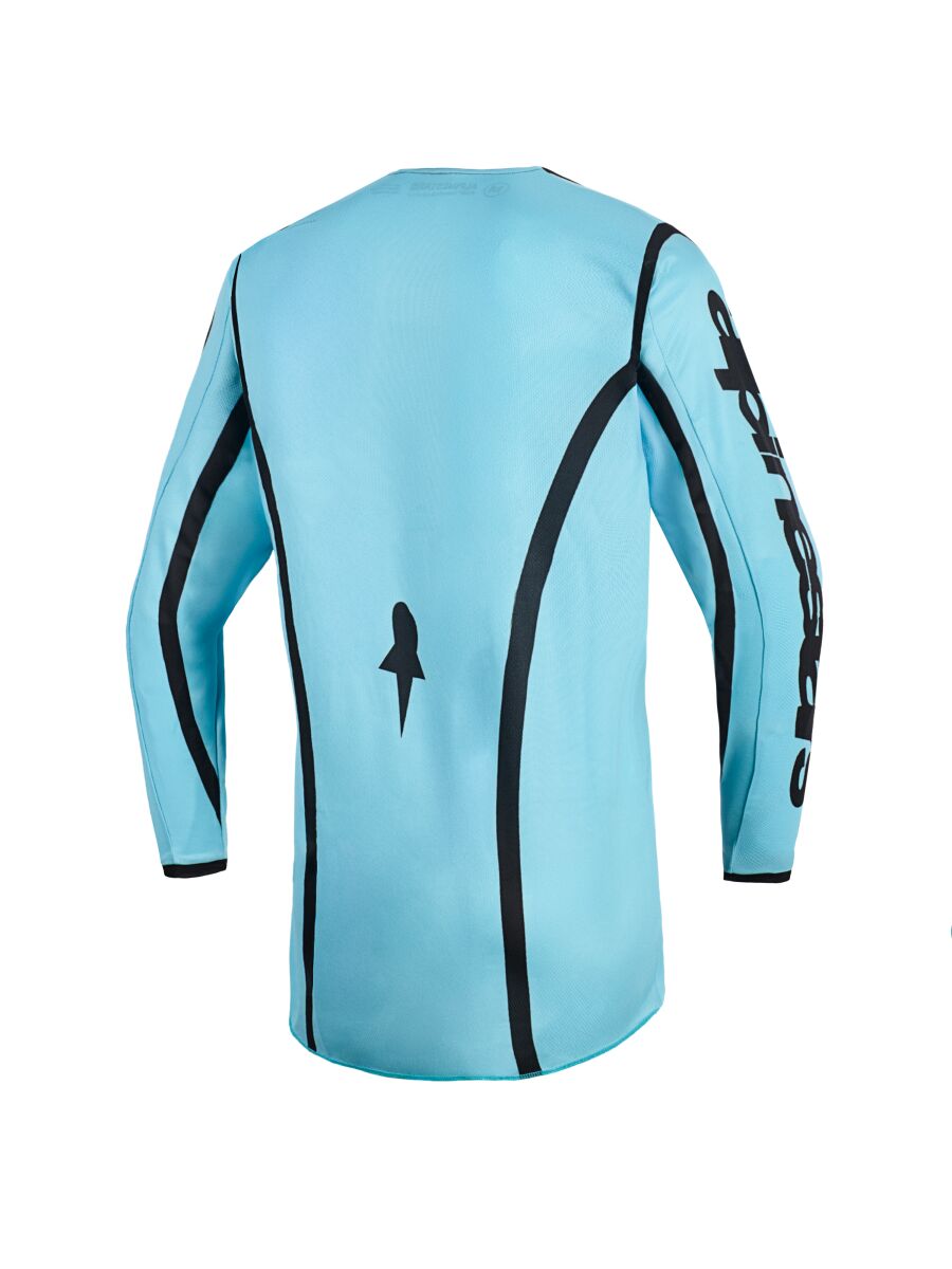 ALPINESTARS(MX) JERSEY 4W FLUID APEX TROPIC-BLACK XS 3781126-6102-XS