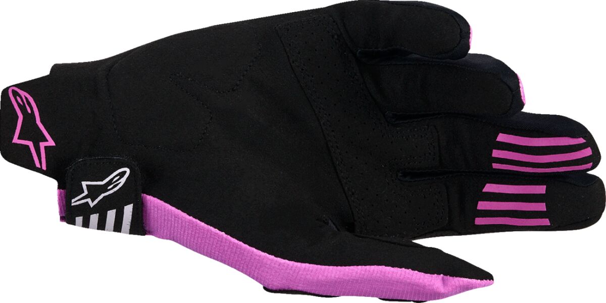 ALPINESTARS(MX) GLOVES MX TSTAR BLK/LT GRY/PURPLE M 3560125-1568-M