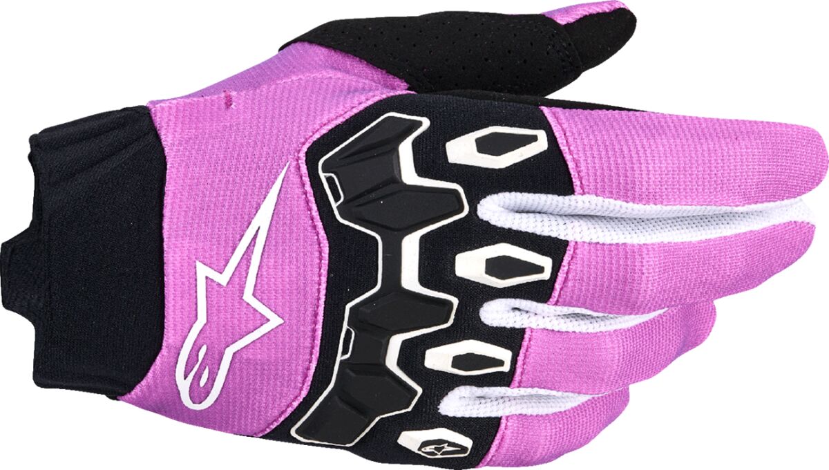 ALPINESTARS(MX) 4W F Bore V2 Gloves - White/Fluo Pink/Black - Medium 3580126-2064-M