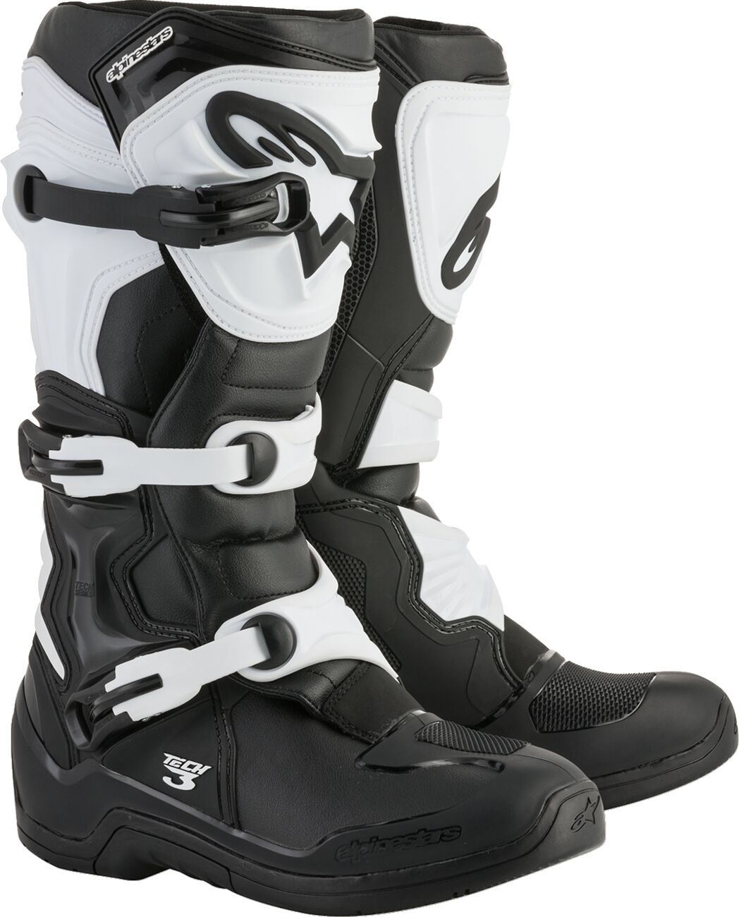 ALPINESTARS(MX) TECH 3 OFFROAD BOOTS BLACK/WHITE 11 2013018-12-11