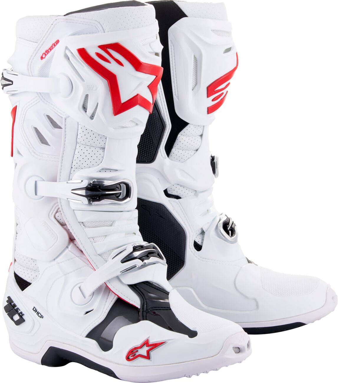 ALPINESTARS(MX) BOOT T10 S-VNT WT/RD 13 2010520-2230-13