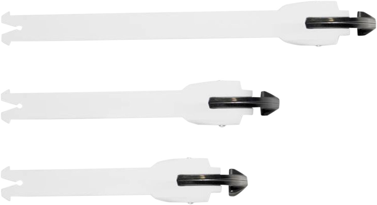 ALPINESTARS(MX) TECH 3/TECH 1 BUCKLE/STRAPS REPLACEMENT WHITE 25LOT1-12