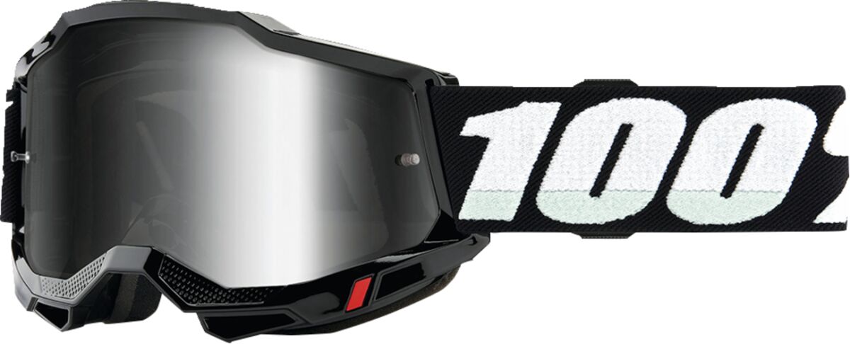 100% GOG AC2 JR BLACK MIR SIL 50025-00011
