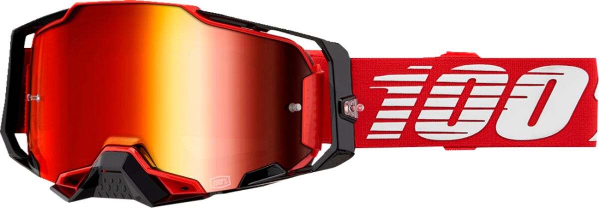 100% GOGGLE ARMEGA RED MR RD 50005-00033
