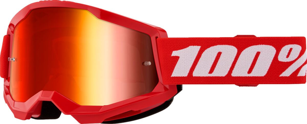 100% GOGGLE STRATA 2 RED MR RD 50028-00018
