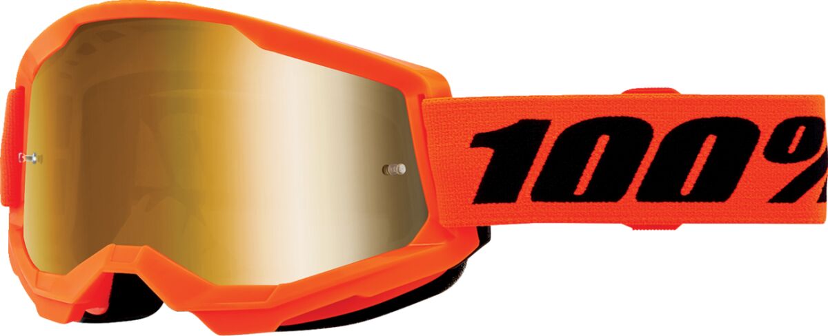 100% GOGGLE STRATA 2 JNR NEON ORG M 50032-00009