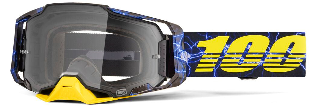 100% GOGGLE ARMEGA FURIOUS - CLEAR 50004-00046