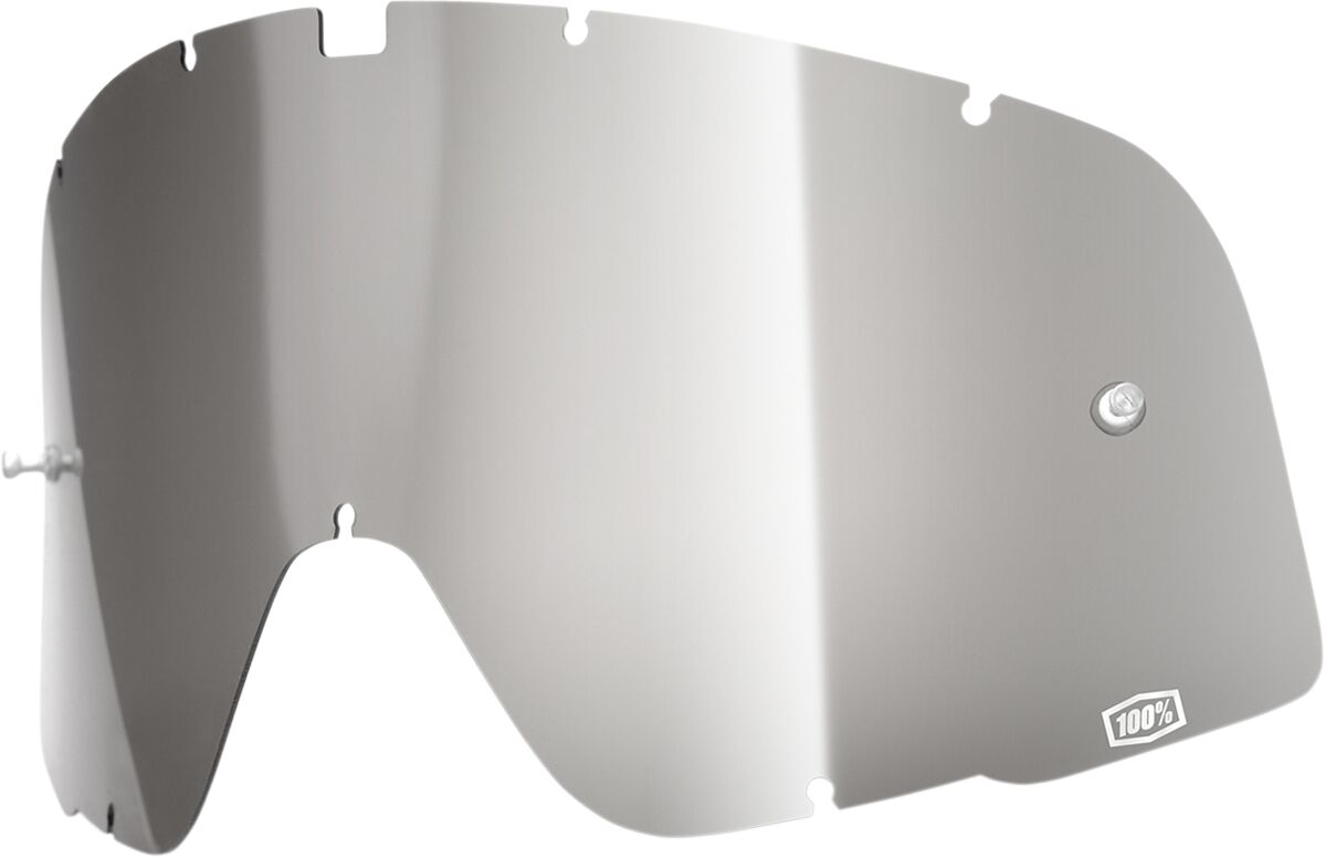 100% MIRROR SILVER REPLACEMENT LENS FOR 100% BARSTOW GOGGLES 59001-00002