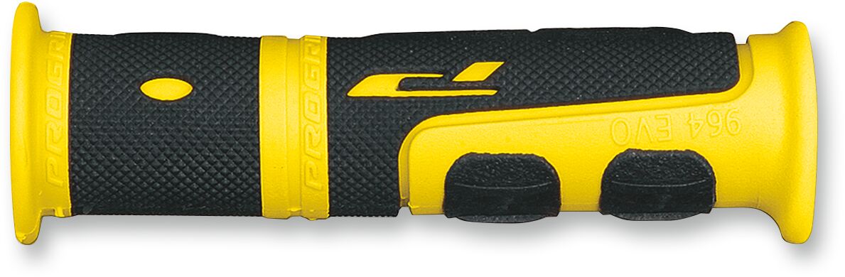 PRO GRIP GRIPS DOUBLE DENSITY ATV 964 CLOSED END BLACK/YELLOW PA096422GI02