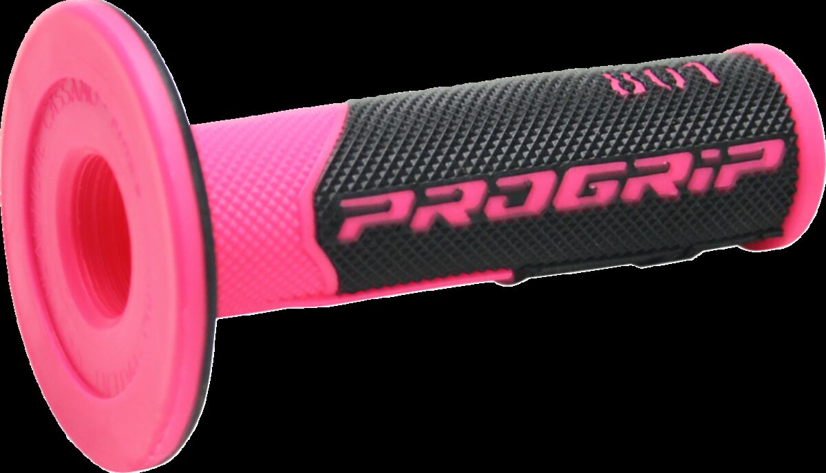PRO GRIP GRIPS DOUBLE DENSITY OFFROAD 801 CLOSED END BLACK/FLUO PINK PA080100FX02