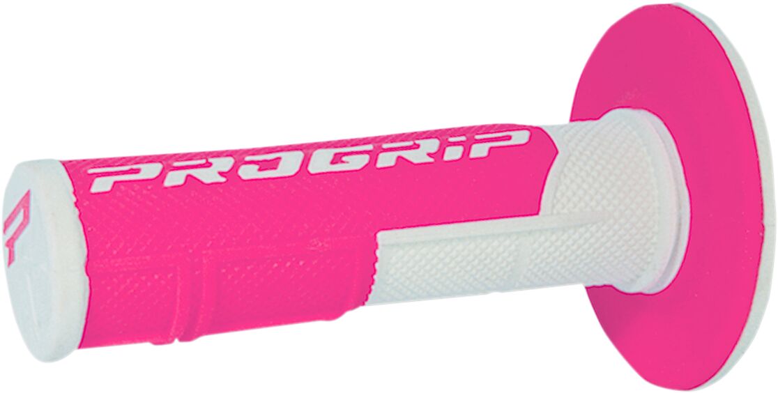 PRO GRIP GRIPS DOUBLE DENSITY OFFROAD 801 CLOSED END WHITE/FLUO PINK PA080100BIFX
