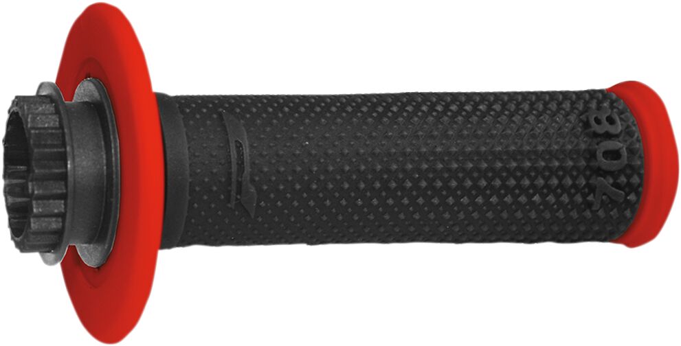 PRO GRIP 708 OFFROAD SINGLE DENSITY LOCK ON GRIPS RED/BLACK PA070800RO02