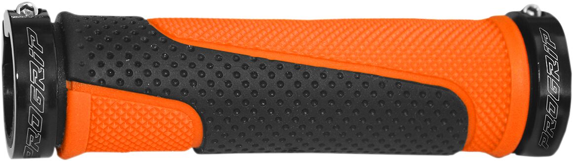 PRO GRIP 997 ATV/MTB LOCK ON DOUBLE DENSITY GRIPS OPEN END FLUO ORANGE/BLACK PA099722AF02