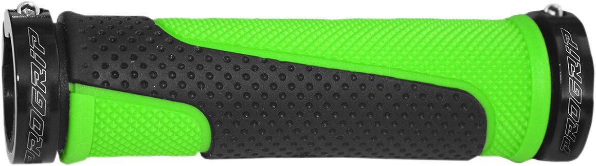 PRO GRIP 997 ATV/MTB LOCK ON DOUBLE DENSITY GRIPS OPEN END FLUO GREEN/BLACK PA099722VF02