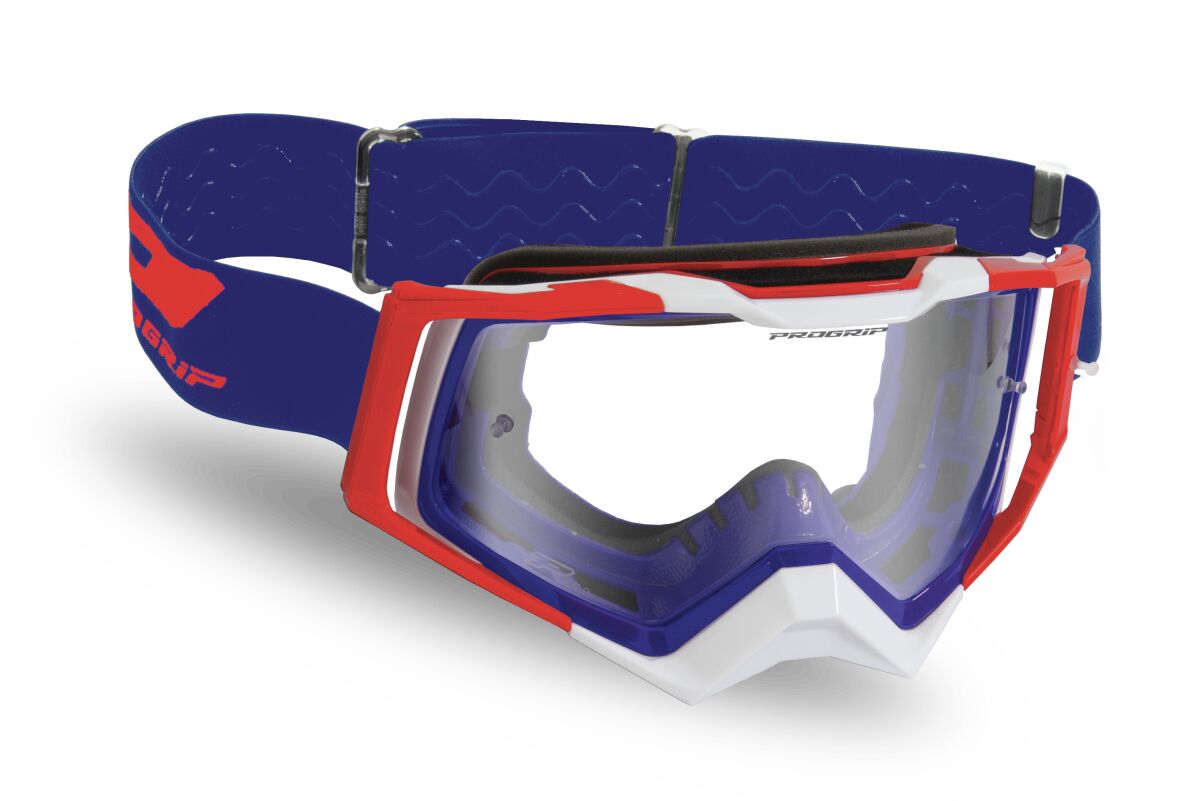 PRO GRIP GOGGLES 3309 RAPID RWB/CLEAR PZ3309TR-147