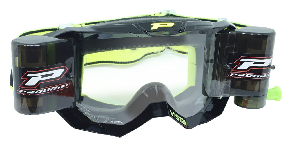 PRO GRIP GOGGLE VISTA BLACK ROLL OFF XX PZ3303RO-102