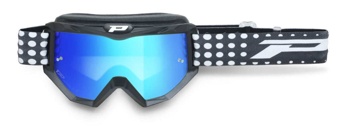 PRO GRIP GOGGLES 3201 ATZAKI BLACK MATT/ MIRROR BLUE PZ3201FL-181