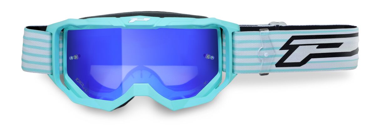 PRO GRIP GOGGLES 3300FL VISION GO GREEN WATER / MIRROR BLUE PZ3300FL-415