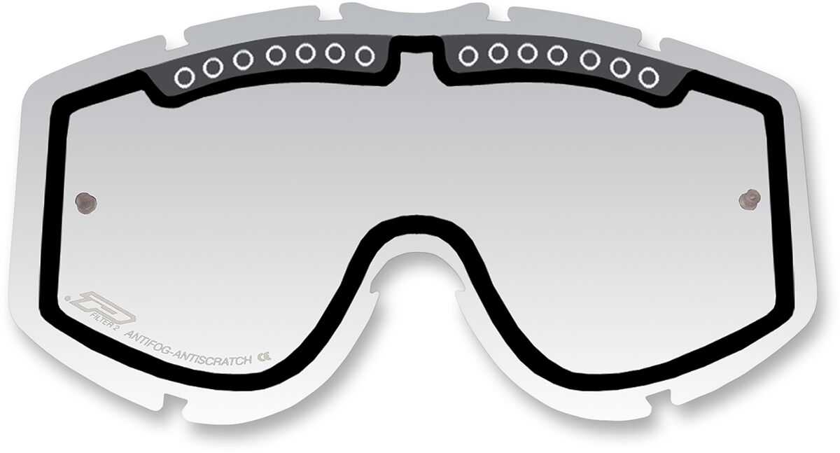 PRO GRIP LENS DOUBLE LIGHT SENSITIVE ANTI-FOG 3235 CLEAR PZ3235XXAAFO