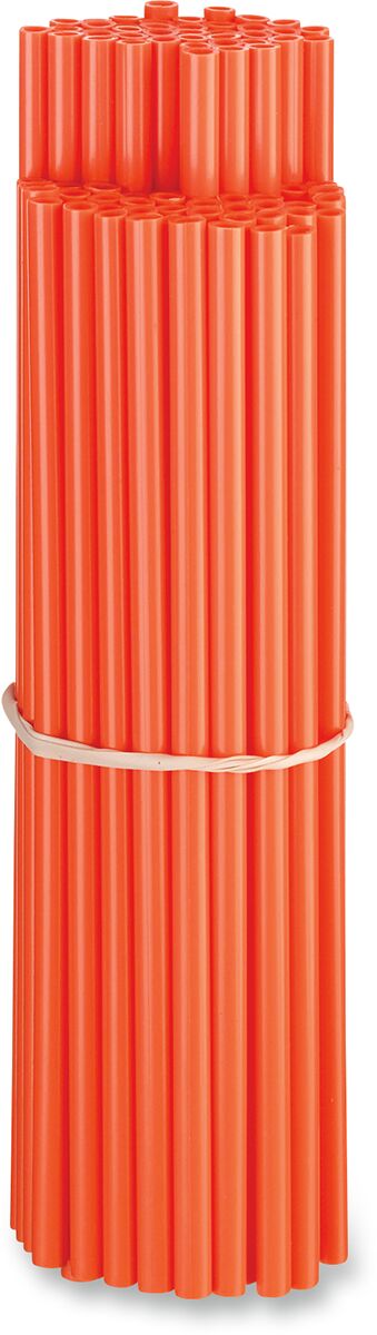 MOOSE 80-PACK POLYURETHANE SPOKE SKINS ORANGE O15-6580O