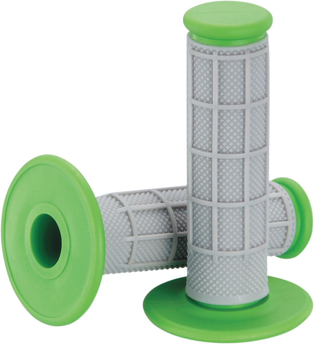 MOOSE QUALIFIER™ HALF WAFFLE GRIPS GRAY/GREEN 1MG0715-EGM