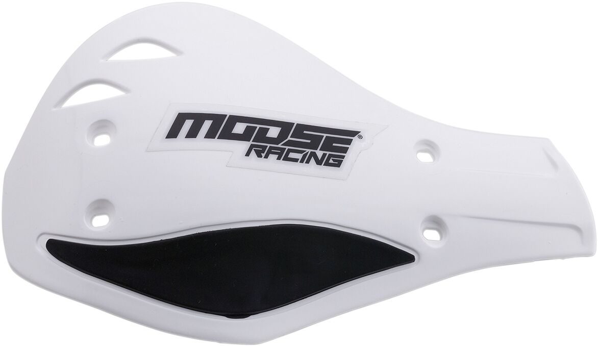 MOOSE HANDGUARD CONTOUR DEFLECTOR WHITE/BLACK M51-120