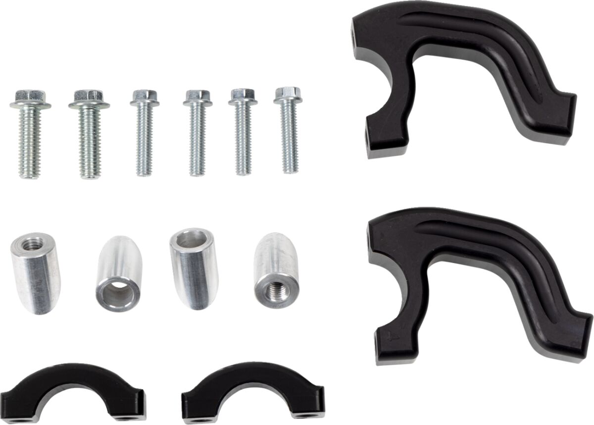 MOOSE EVO2 Debris Deflectors - Black 50-5218B
