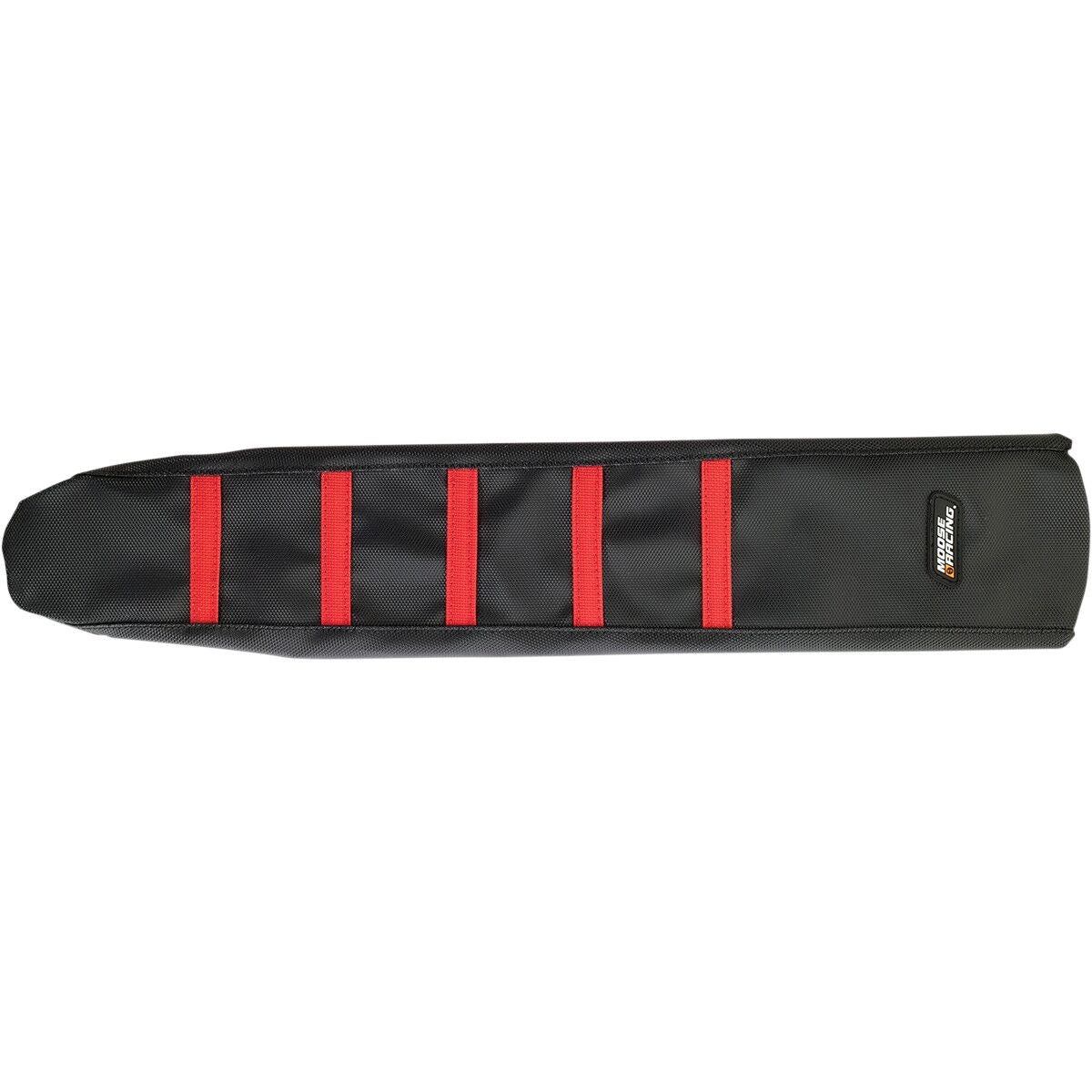 MOOSE RIBBED SEAT COVER BLACK/RED BETA13-331RT